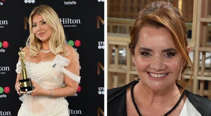 Escándalo en los Martín Fierro: se viralizó la reacción de Nancy Pazos tras el premio a Wanda Nara