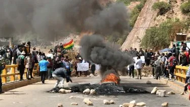 Tensión en Bolivia: murió un manifestante durante protestas contra el Gobierno