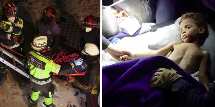 Rescataron a un niño de 3 años tras casi seis días bajo los escombros en Venezuela
