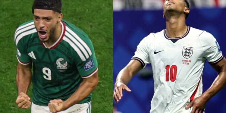 Inglaterra eliminó a México en un partidazo y avanzó a los cuartos de final del Mundial
