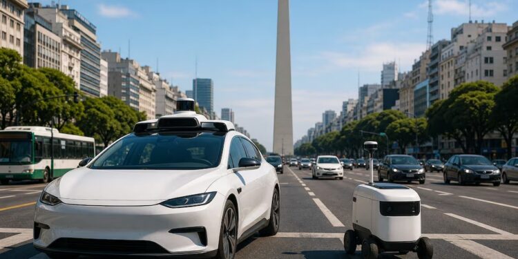 La Ciudad de Buenos Aires regula las primeras pruebas en vía pública de vehículos autónomos y robots de entrega
