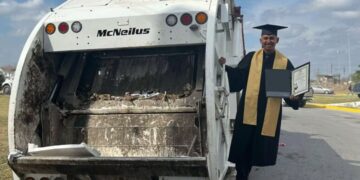 El abogado que financió su carrera universitaria trabajando como recolector de basura