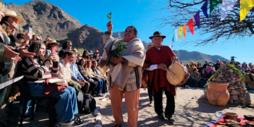 La Ciudad Sagrada de Quilmes fue escenario del homenaje a la Pachamama con ceremonias ancestrales y presencia turística