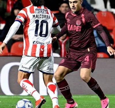 Unión se hizo fuerte de local y derrotó a Lanús en un encuentro postergado del Torneo Clausura